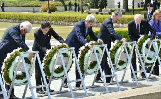 يوم "تاريخي" في هيروشيما وكيري ونظراؤه في مجموعة السبع يكرمون ذكرى الضحايا