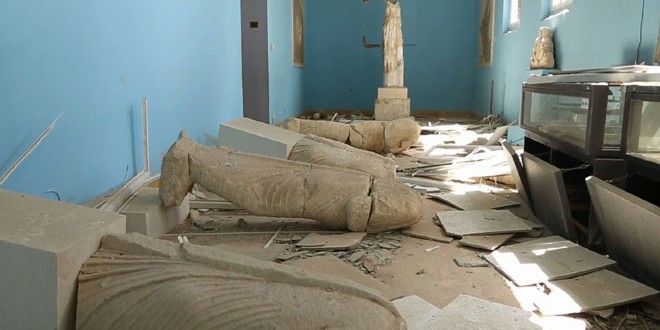 بدء أعمال الترميم لمتحف تدمر وعدد من قطعه الأثرية بمشاركة خبراء سوريين وبولنديين