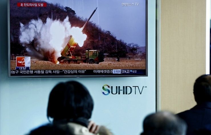 محاولة فاشلة لإطلاق الصاروخ الباليستي لكوريا الشمالية