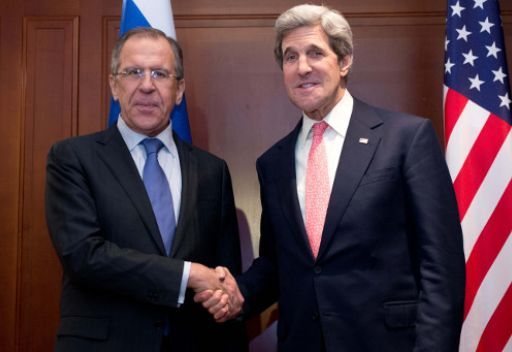 لافروف وكيري يؤكدان دعمهما وقف الأعمال القتالية في سورية