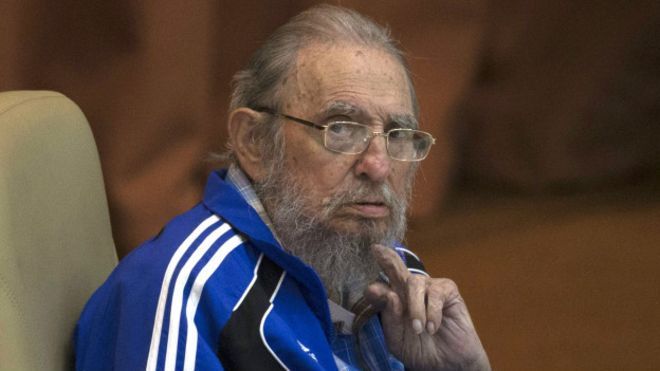 Fidel Castro gives farewell speech to Cuba's Communists
