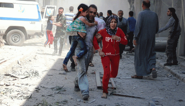 20 قتيلا وجريحا فى قصف للفصائل المعارضة على مستشفى فى حلب