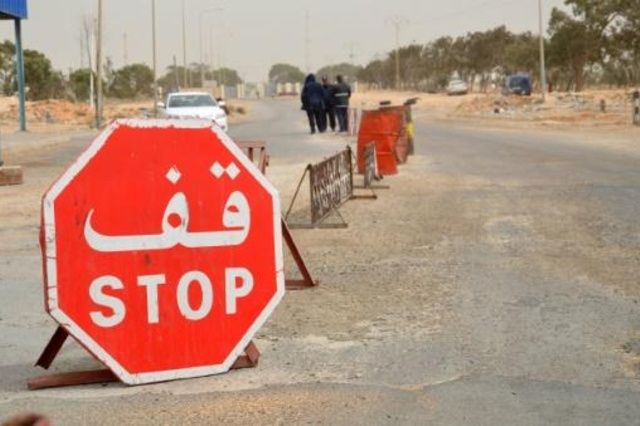 تظاهرة في جنوب تونس احتجاجا على غلق الحدود مع ليبيا