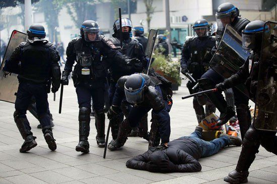 فرنسا تعتقل 323 شخصا منذ بدء "يورو2016" لتورطهم فى أعمال عنف