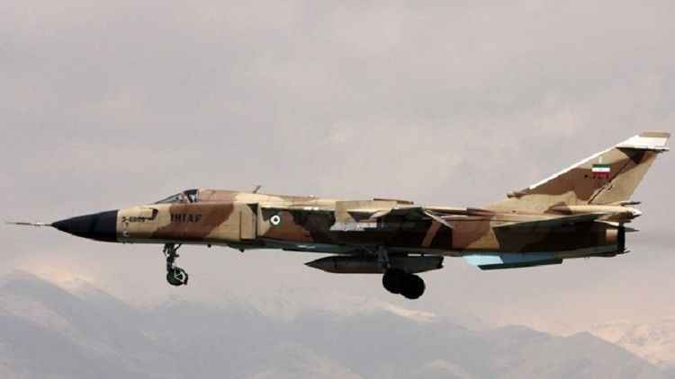 تحطم مقاتلة إيرانية "سوخوي 24"  – صور