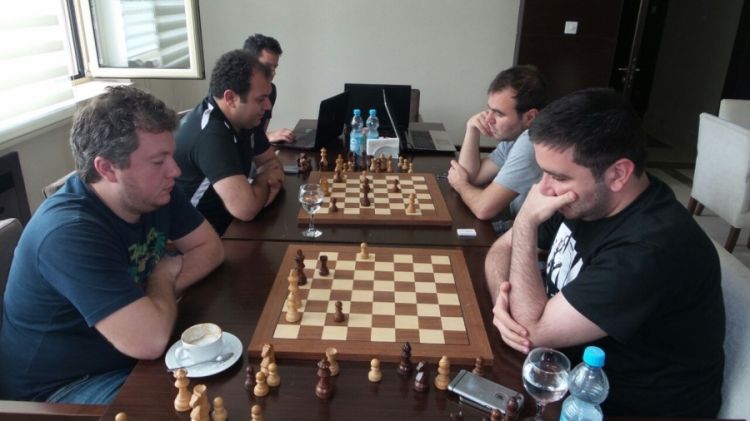 Azerbaijan national team starts second training session Baku Chess Olympiad