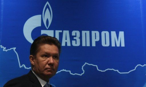Gazprom reports net profit down