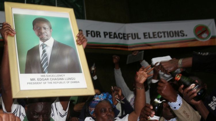 Zambia: President Edgar Lungu elected in disputed vote