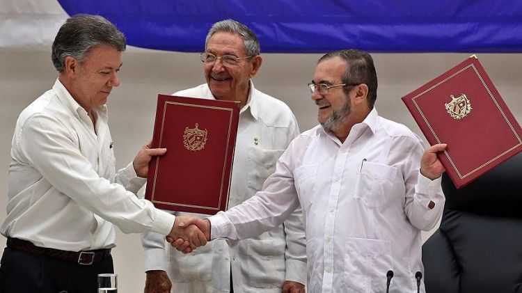 Colombian announces cease-fire with FARC