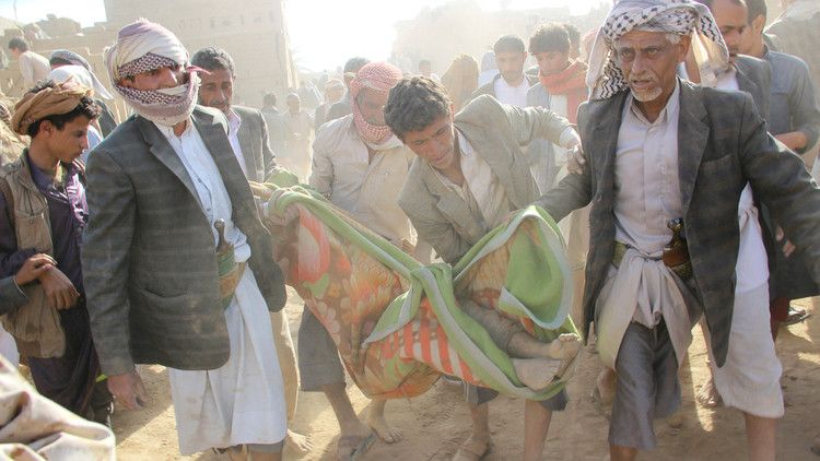 مقتل  16 شخصا معظمهم أطفال ونساء بغارة للتحالف على صعدة اليمنية