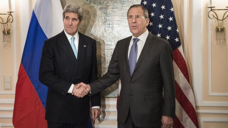 الخارجية الروسية: لافروف وكيري يبحثان الازمة السورية الخميس والجمعة في جنيف