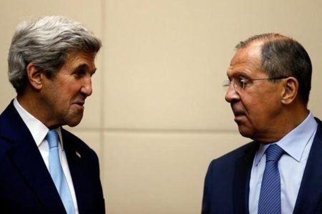 لافروف وكيري يبحثان التعاون الأمريكي‭ ‬الروسي المحتمل في سوريا