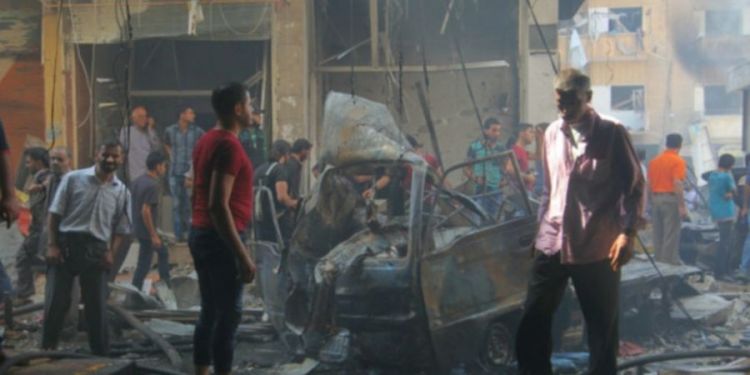 25  قتيلا في غارة على سوق في إدلب غداة اتفاق أمريكي روسي على وقف القتال في سوريا