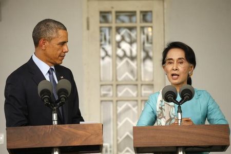Suu Kyi to meet Obama in Washington for first time as Myanmar leader