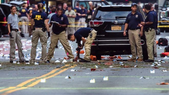 حاكم نيويورك "عمل إرهابي" وراء الانفجار الذي خلف جرح 29 شخصا