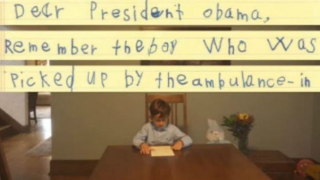 طفل أمريكي يبعث رسالة لأوباما يدعو فيها لاجئا سوريا للإقامة في منزله