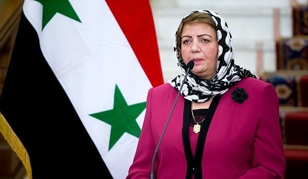 رئيسة مجلس الشعب السوري: ايران وقفت الى جانبنا في الاوقات العصيبة