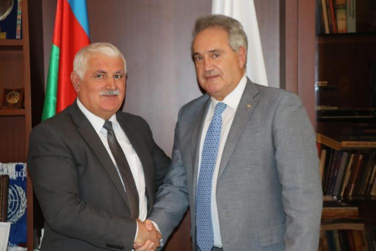 زيارة سفير اليونان في أذربيجان للمؤسسة الأورأسيوية الدولية للصحافة
