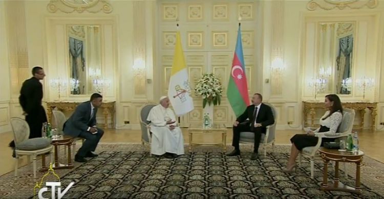 الرئيس إلهام علييف يلتقى البابا الروماني