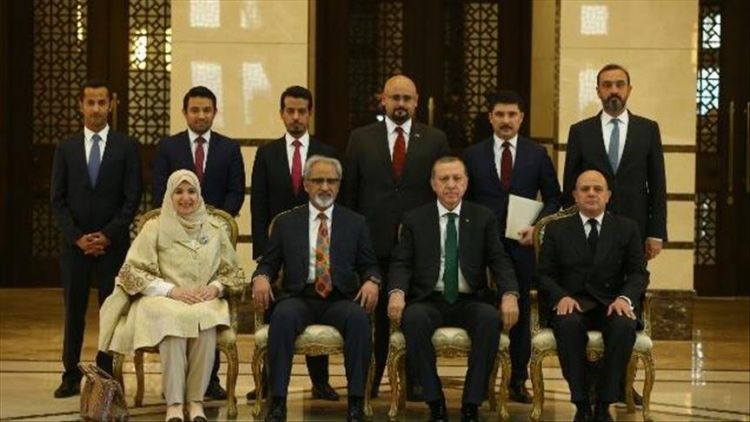 الزواوي  يقدم أوراق اعتماده لأردوغان سفيرا للكويت لدى تركيا