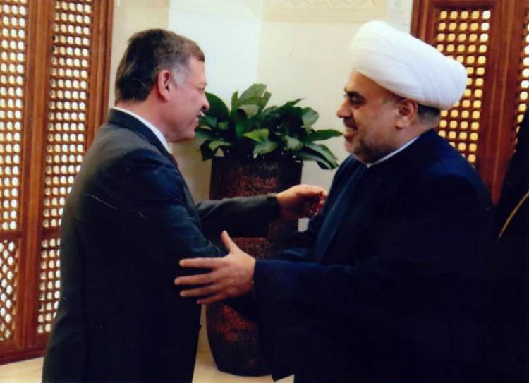 رئيس إدارة مسلمي القوقاز يلتقي الملك الأردني