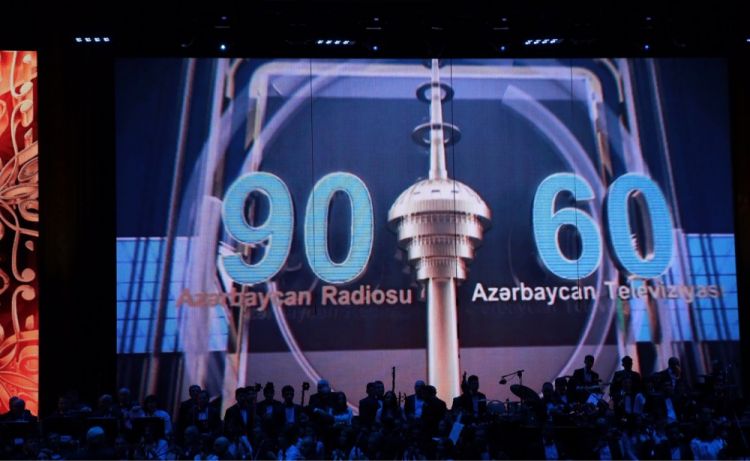 Azərbaycan Radiosunun 90 və Azərbaycan Televiziyasının 60 illiyinə həsr olunan yubiley mərasimi keçirilib