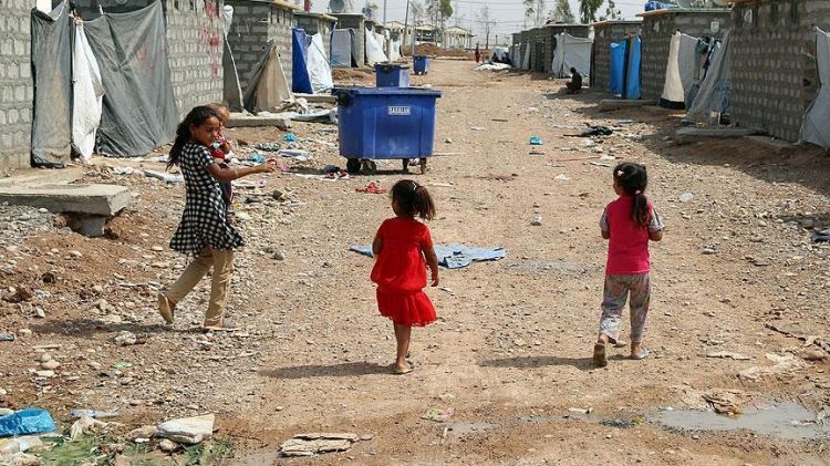 Mosulda 10 min uşaq yurd-yuvasından didərgin düşüb