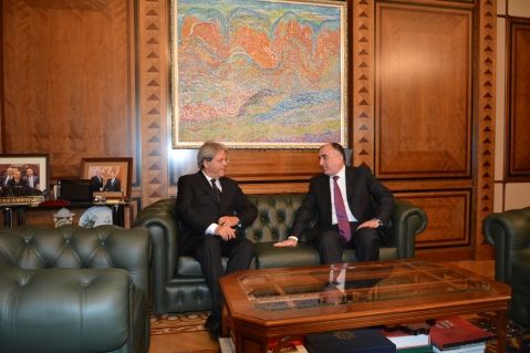 وزير خارجية أذربيجان إلمار محمدياروف يلتقي وزير الخارجية والتعاون الدولي لإيطاليا
