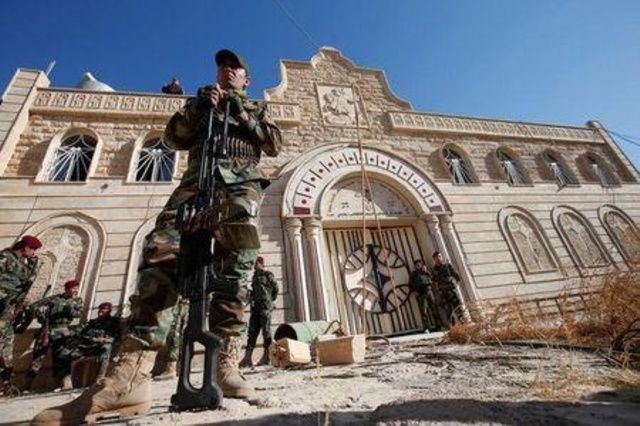 إعادة فتح كنيسة في بعشيقة العراقية بعد عامين من سيطرة الدولة الإسلامية عليها