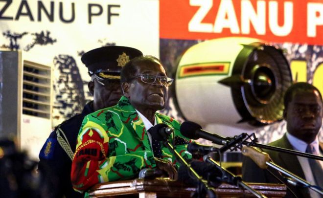 Zimbabwe's Zanu-PF confirms Mugabe as 2018 election candidate