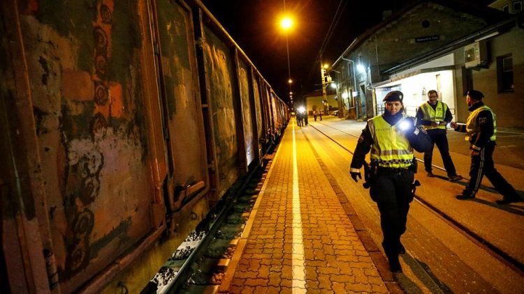 Freight trains searched in Austria after migrants crushed to death