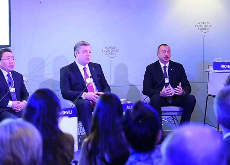 Azərbaycan Prezidenti İlham Əliyev Davosda “The Silk Road Effect” adlı interaktiv iclasda iştirak edib
