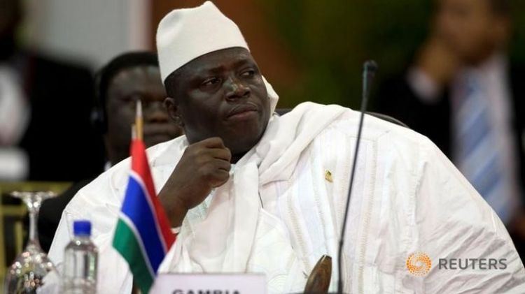 Gambia leader accuses West African bloc of declaring war