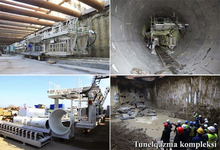 Bakı Metropoliteni hidroyüklü tunelqazma kompleksi alıb