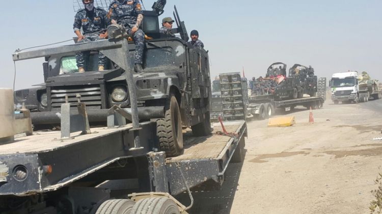 الشرطة الإتحادية ترسل تعزيزات إلى المدخل الغربي للموصل