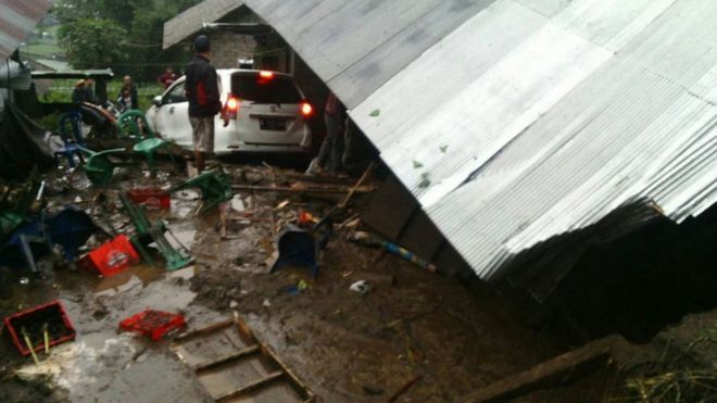 Twelve killed in Bali village landslide in Indonesia