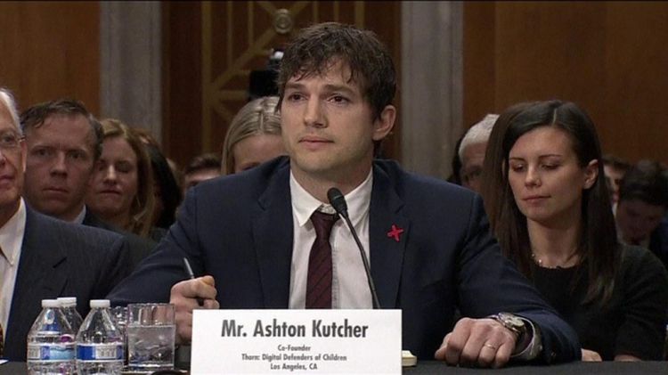 US actor Ashton Kutcher urges end to child sexual exploitation