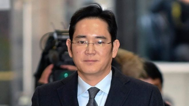 Samsung heir Lee Jae-yong arrested in South Korea