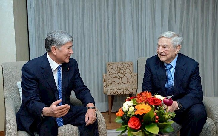 President Atambayev meets with George Soros