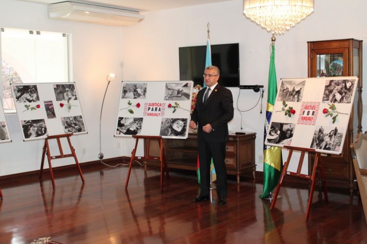 Braziliyada Xocalı soyqırımına həsr olunmuş foto və kitab sərgisi açılıb