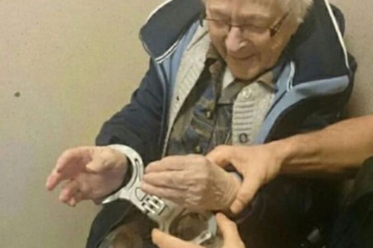 99-year-old woman 'arrested' and handcuffed ticking off final wish on her bucket list