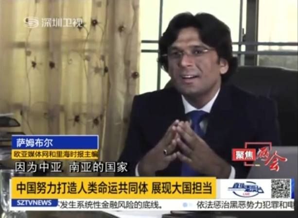 Editor in chief of Eurasian Media Network gave an exclusive interview to Chinese channel -CUTV