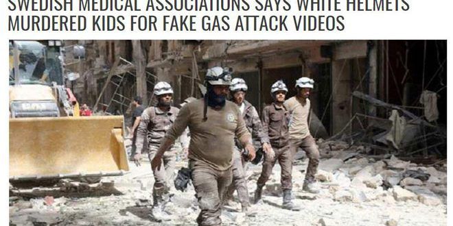 أطباء سويديون من أجل حقوق الإنسان : “أصحاب الخوذ البيضاء” قتلوا أطفالا سوريين عمداً من أجل تصويرهم في مشاهد مفبركة حول هجوم كيميائي مزعوم-فيديو