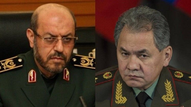 وزير الدفاع الروسي يبحث مع نظيره الإيراني تنسيق الخطوات الخاصة بمحاربة الإرهاب في سوريا