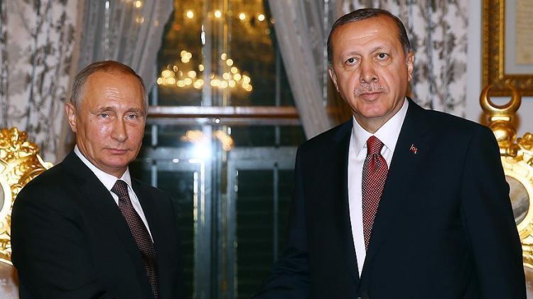 أردوغان وبوتين يؤكدان أهمية استمرار آلية أستانة ومباحثات جنيف حول سوريا