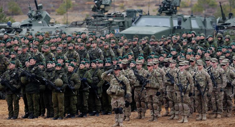 Hundreds of troops join NATO military maneuvers in Latvia
