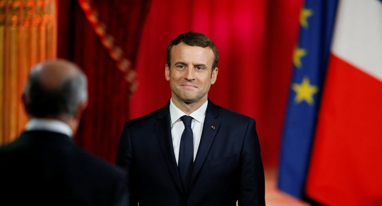 ماكرون في حفل تنصيبه: سنسعى لبناء فرنسا قوية واثقة من نفسها