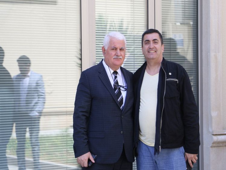 لقاء رئيس المؤسسة الأورأسيوية الدولية للصحافة أومود ميرزاييف مع مؤسس تلفزيون البرلمان التركى