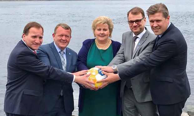 Nordic prime ministers troll Trump's viral orb photograph