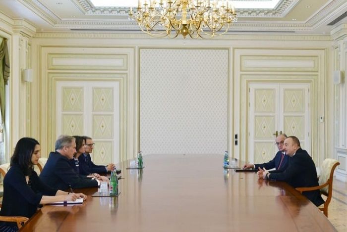 Президент Азербайджана встретился с зампомощника госсекретаря США